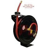 Buy 1 2 x 25' Retractable Air Hose Reel Wall Ceiling Truck Mount 300 PSI by Generic