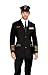 Dreamgirl Men's Mile High Pilot Hugh Jordan Costume, Black, X-Large