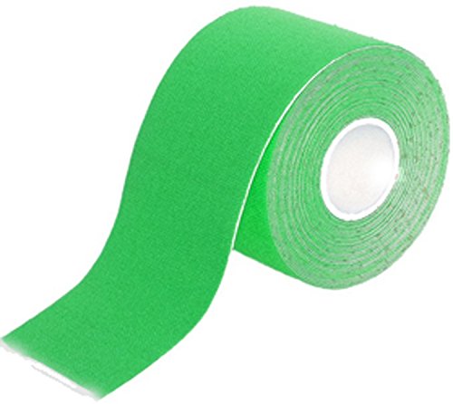 Kinesiology Tape, LuxFit Premium Kinesiology Physio Tape 2" x 16.5 , Sports Tape, Is Great For Tennis Elbow, Achilles Tendon, Knee, Ankle, Shin, And Thigh Support And Recovery. Kinesio Tape, Which Means Movement Tape Is An Elastic Therapeutic Tape Us