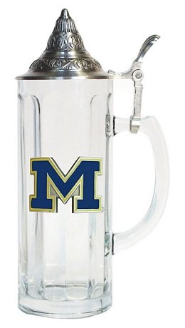 Michigan Wolverines NCAA 20oz Tall Lidded Stein