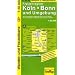 GeoMap Karten, K�ln, Bonn und Umgebung: Wander- und Freizeitkarte. Von Leverkusen im Norden bis Linz im S�den. Von Euskirchen im Westen bis Lindlar im Osten