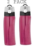 Set of 2 Thermos Nissan Intak Hydration Bottle with Meter (Pink, 24 oz)