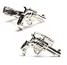 Sterling Revolver Cufflinks - Business/Finance Themed Formal Wear - Cufflinks