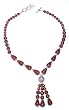 Handcrafted Gemstone Jewelry Silver Chain Necklace Carnelian 18.50 inches