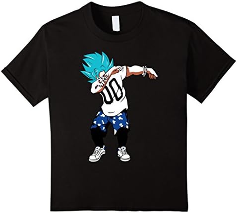 Kids Goku God Dab Shirt 6 Black