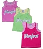 Little Girls' Mock Layered Tank Top with Perfect Screenprint