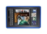 Amazon Kindle Fire 7-Inch Tablet Silicone Skin Case Gel Cover - Blue
