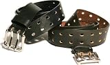Big Multi-Hole Leather Belt