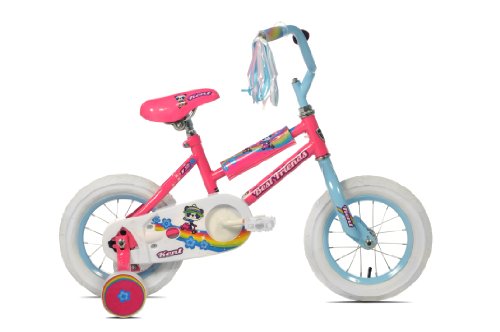 Kent Girl's Best Friends Panda Bike (Pink/Blue, 12-Inch)