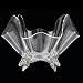 Horse Stand with 14 inch Clear Acrylic Bowl