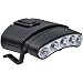 Cyclops CYC-HCDT-WR Tilt White/Red LED Hat Clip Light, Black