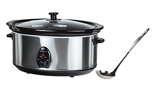 Buongustaio 6.5L Slow Cooker Sear-and-Stew 220/240V - OVERSEAS USE ONLY. FOR 220/240-VOLT OPERATION ONLY. WILL NOT WORK IN USA/CANADA (Type F (EUROPE) Schuko Plug)