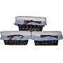 Nursery-To-Go 3-Piece Wicker Storage Basket in Chocolate