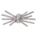 C.Z. Diamond Sterling Silver Knot Burst Brooch Pin