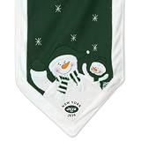 New York Jets 72"x15" Snowman Table Runner Plush Embroidered Stars