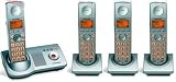 Panasonic KX-TG7164ES KX-TG7164E Quad ( 4 handset ) DECT Cordless Answering Phone Bigger Buttons and Headset Port