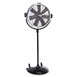 20" Three-Speed CVT Performance Pedestal Fan, Metal/Plastic, Black