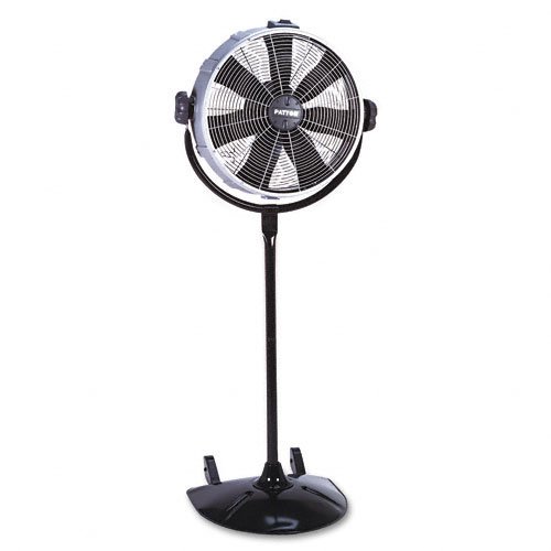 New PATTON 20 Inch Three-Speed CVT Performance Pedestal Fan Metal/Plastic Black Polymer Housing
