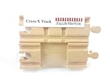 New Wooden Train Cross X Track fits Thomas Wooden Railway and Brio Sets and Tracks