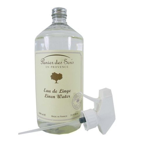 Country Lavender Panier des Sens French Linen Water, 1 Liter or 33.8 fl oz, 3 Pack