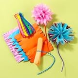 41mKcz8AazL. SL160  Arts & Crafts Kids Kids Paper Flower Kit Toy, paper flowers kit
