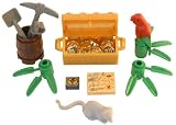 LEGO Pirates Gold Treasure Pack - Genuine LEGO Building Accessories - 20 Pieces Total!