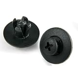 8mm 40 Pcs Pack Nylon Bumper Fender Flare Mud Flaps Guard Fastener Rivet Clips... by PH