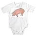 Onesie with gylta, domestic, swine, barnyard, pig, boar, livestock, sow, animal