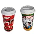 coffee to go Becher, Porzellan, mit Deckel, Kaffee - Tommys brand
