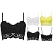 Women Bralet Lace Tank Top Cami Floral Strapless Bodycon Crocheted Sexy