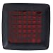 Tamarask Square Salad Plate 4-pk. - Red