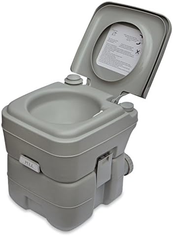 Cyber Monday Big Deals!! HomeSmith 5 Gallon 20L Portable Flush Toilet Camping Travel Hiking Outdoor Potty Commode For Street Shows Old and Youth Health Care Patient