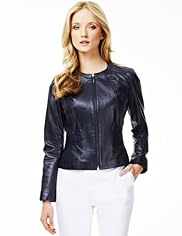 Autograph Leather Zipped Jacket