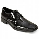 Stafford Essentials Tuxedo Shoe - Black