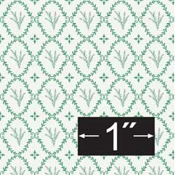 Dollhouse Miniature Kitchen Wallpaper - Herb Garden