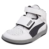 PUMA Infant/Toddler Unlimited Evo Mid Sneaker,White/New Navy/Limestone Grey,3 M US Little Kid