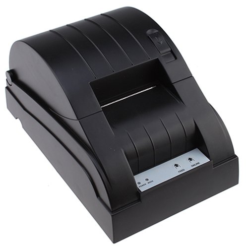 USB POS Thermal Printer (Black, Paper width 58mm, Compatible ESC/POS Command, Built-in data buffer)