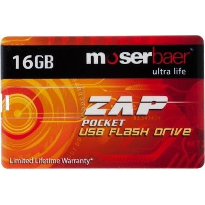 Moserbaer Zap 16Gb Pocket Usb Flash Drive