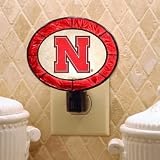 Nebraska Cornhuskers Art Glass Nightlight