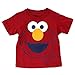 Sesame Street Toddler Boys Short Sleeve Tee (4T, Red Elmo)
