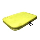 CaseCrown Double Memory Foam Netbook Pouch (Green Faux Suede) to Carry the Sony VAIO VPC-W211AX/L 10.1-Inch Blue Netbook