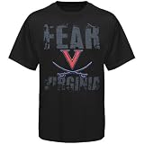 Virginia Cavaliers Black Fear Virginia T-shirt
