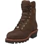 Chippewa Men's 25405 9" Waterproof Steel-Toe Super Logger Boot,Bay Apache,12 E US