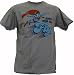 Search : SUPERMAN THE LADIES THINK I'M FLY Dark Silver Fitted T-shirt