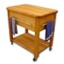 Catskill Craftsmen 2004 Grand Workcenter Island Kitchen Cart