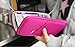 ONOR-Tech Multi-Functional Fashion Ticket Passport Credit Card ID Document Organizer Holder Bag Purse Travel Pouch Case Cover (Rose Red)