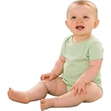 Rabbit Skins Infant 5.5 oz. Organic Lap Shoulder Creeper