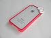 Premium Quality (HOT PINK) iPhone 4S / 4 Bow Bumper Case Skin Cover  With Clear Front and Back Reusable LCD Screen & Back Panel Protectors 