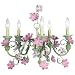 Pink Blossom Chandelier - (shades not included)