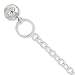 Sterling Silver Soccer Ball Bracelet Length 7.75"